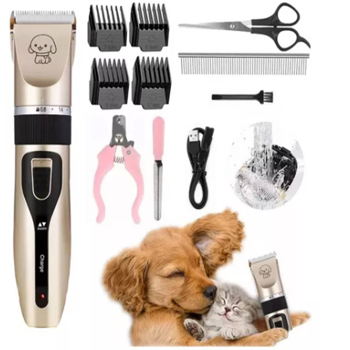 Máquina Cortapelo Inalámbrica para Mascotas