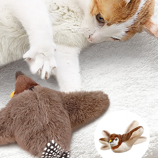 Juguete Pájaro con Sonido para Gatos